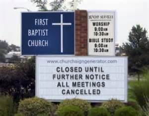 church closes