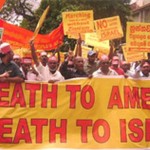 Death to America sign