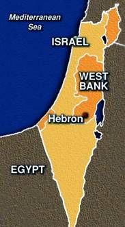 map Hebron