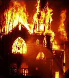 church burning